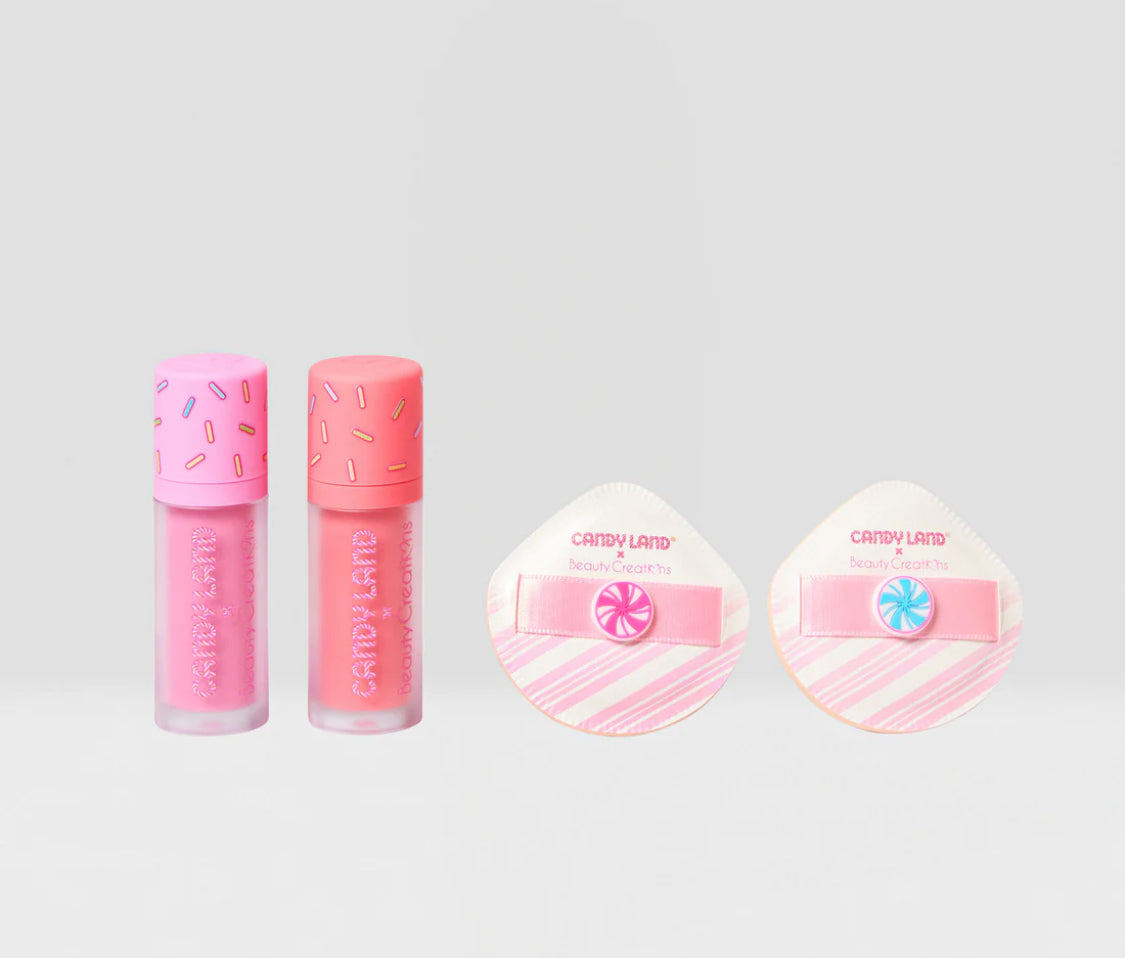 CANDY LAND X BEAUTY CREATIONS LOLLIPOPPIN' LIQUID BLUSH & MINI SPONGE SET